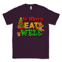 Plum be merry eat well Classic Tee - FaDigitalArtStudio