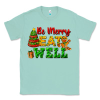 Seafoam be merry eat well Classic Tee - FaDigitalArtStudio