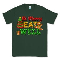 Sports Green be merry eat well Classic Tee - FaDigitalArtStudio
