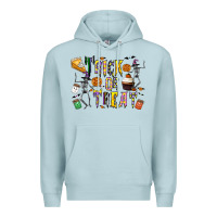 Blue Mist trick or treat Premium Hoodie - CowhideDigitalArt