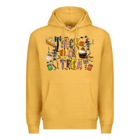 Mustard trick or treat Premium Hoodie - CowhideDigitalArt