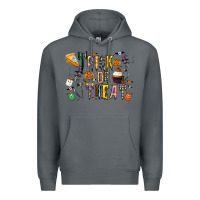 Rock trick or treat Premium Hoodie - CowhideDigitalArt