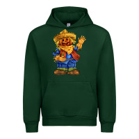 Forest Green scarecrow Urban Hoodie - FaDigitalArtStudio