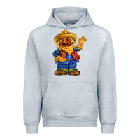 Heather Grey scarecrow Urban Hoodie - FaDigitalArtStudio