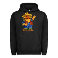 Pigment Black scarecrow Urban Hoodie - FaDigitalArtStudio