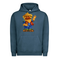 Pigment Midnight Navy scarecrow Urban Hoodie - FaDigitalArtStudio