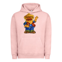 Pigment Salmon scarecrow Urban Hoodie - FaDigitalArtStudio