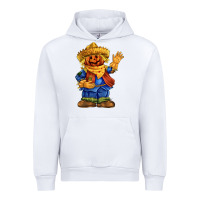 White scarecrow Urban Hoodie - FaDigitalArtStudio