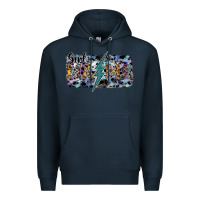Navy girl mama Premium Hoodie - SublimationCraftShop