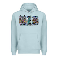 Blue Mist girl mama Premium Hoodie - SublimationCraftShop