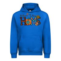Cobalt welcome to our home Urban Hoodie - CowhideDigitalArt