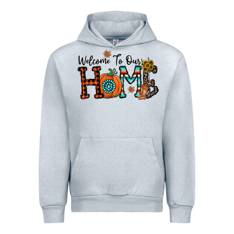 Welcome To Our Home Urban Hoodie by CowhideDigitalArt | Teevron