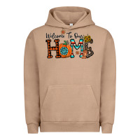 Pigment Burro welcome to our home Urban Hoodie - CowhideDigitalArt