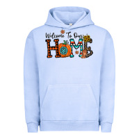 Pigment Grape Ice welcome to our home Urban Hoodie - CowhideDigitalArt