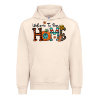 Sandshell welcome to our home Urban Hoodie - CowhideDigitalArt