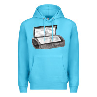 Ocean Blue wrist coach Premium Hoodie - FaDigitalArtStudio