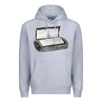 Heather Grey wrist coach Premium Hoodie - FaDigitalArtStudio