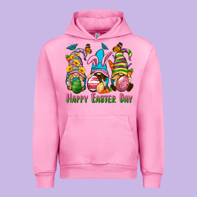 Happy Easter Day Gnomies Urban Hoodie Designed By Neo Western
