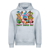 Heather Grey Happy Easter Day gnomies Urban Hoodie - Neo Western