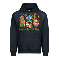 Navy Happy Easter Day gnomies Urban Hoodie - Neo Western