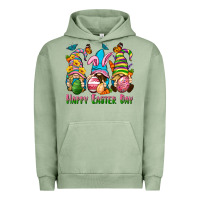 Pigment Oil Green Happy Easter Day gnomies Urban Hoodie - Neo Western