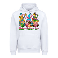 White Happy Easter Day gnomies Urban Hoodie - Neo Western