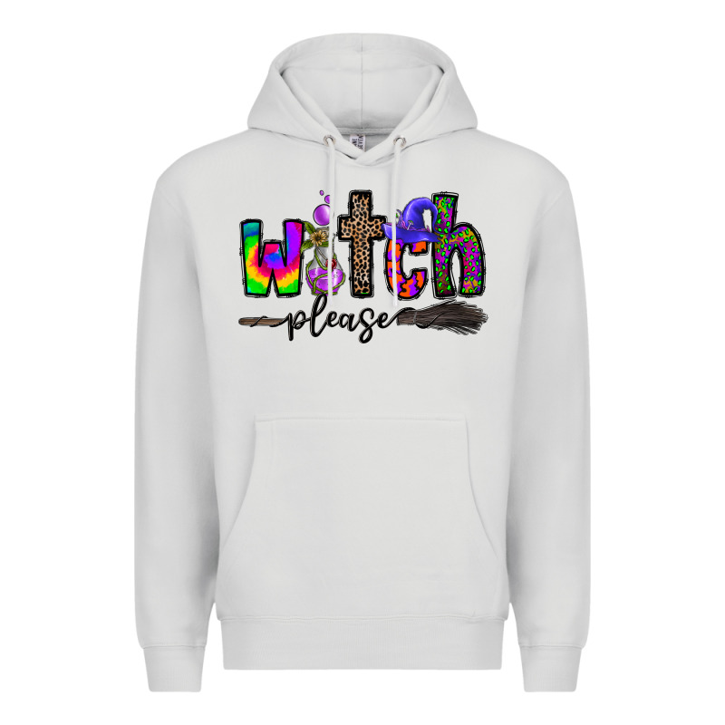 Witch Please Premium Hoodie by CowhideDigitalArt | Teevron
