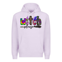 Lilac witch please Premium Hoodie - CowhideDigitalArt