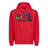 Red witch please Premium Hoodie - CowhideDigitalArt