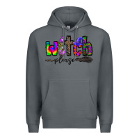 Rock witch please Premium Hoodie - CowhideDigitalArt