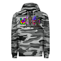 Slate Camo witch please Premium Hoodie - CowhideDigitalArt
