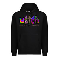 Black witch please Premium Hoodie - CowhideDigitalArt