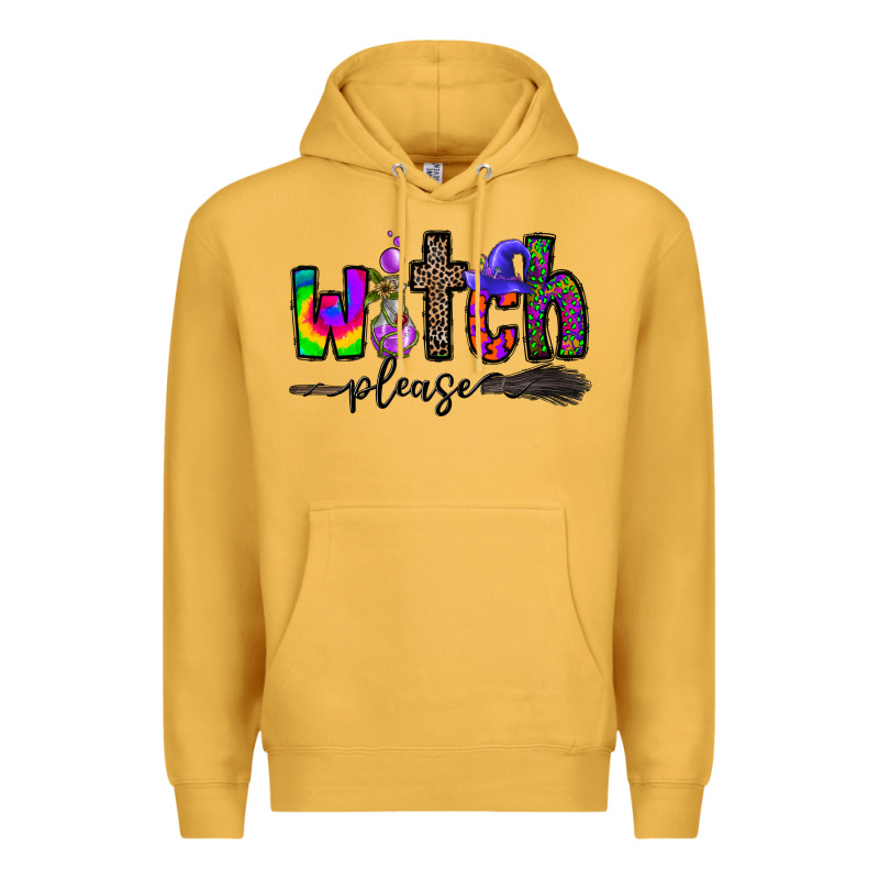 Witch Please Premium Hoodie by CowhideDigitalArt | Teevron