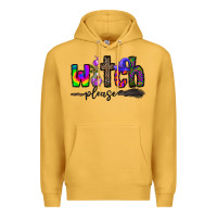 Mustard witch please Premium Hoodie - CowhideDigitalArt