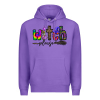 Purple witch please Premium Hoodie - CowhideDigitalArt
