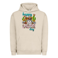 Pigment French Oak Happy Easter Day Rodeo Urban Hoodie - Neo Western