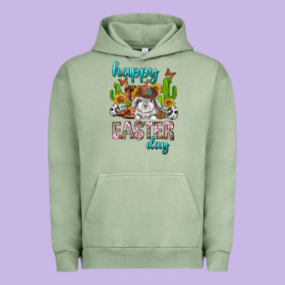 Happy Easter Day Rodeo Urban Hoodie Designed By Neo Western