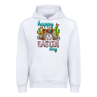 White Happy Easter Day Rodeo Urban Hoodie - Neo Western