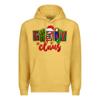 Antique Gold Christmas brody claus Premium Hoodie - FaDigitalArtStudio
