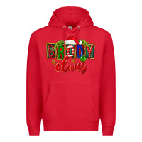 Red Christmas brody claus Premium Hoodie - FaDigitalArtStudio