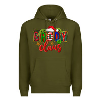 Army Green Christmas brody claus Premium Hoodie - FaDigitalArtStudio