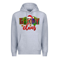 Heather Grey Christmas brody claus Premium Hoodie - FaDigitalArtStudio