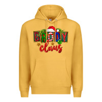 Mustard Christmas brody claus Premium Hoodie - FaDigitalArtStudio
