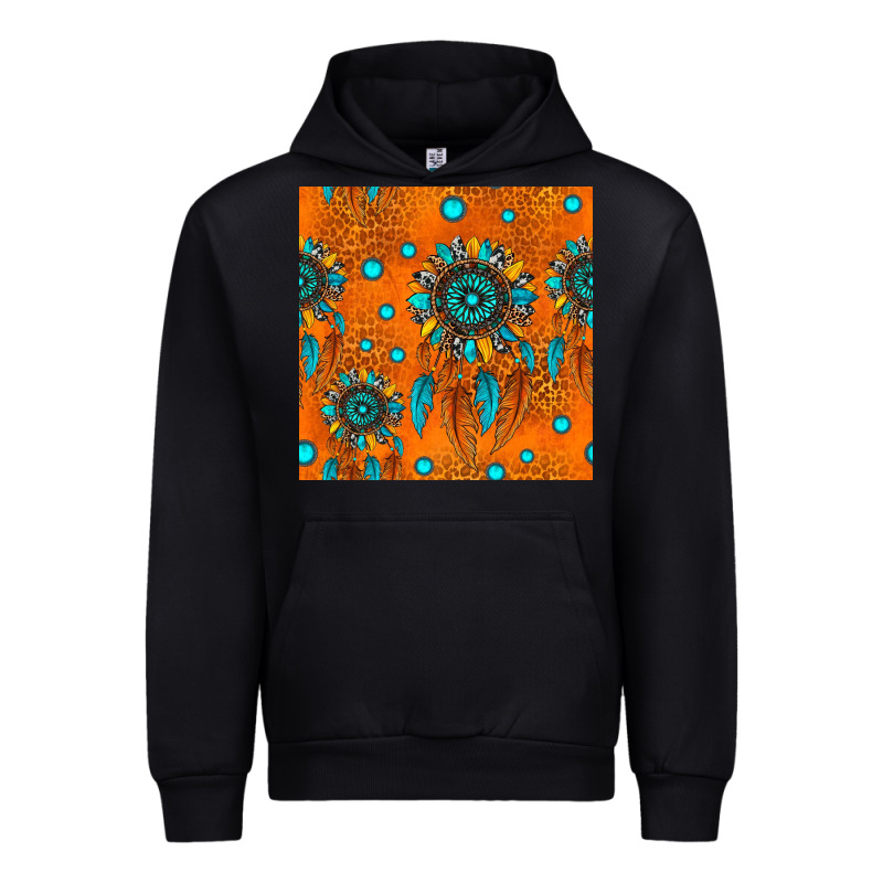 Western Dreamcatchers Seamless Pattern Urban Hoodie by HRA Design Shop | Teevron