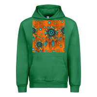 Emerald western dreamcatchers seamless pattern Urban Hoodie - HRA Design Shop