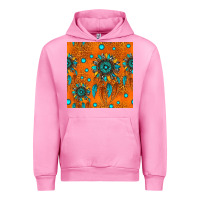 Fuchsia Pink western dreamcatchers seamless pattern Urban Hoodie - HRA Design Shop