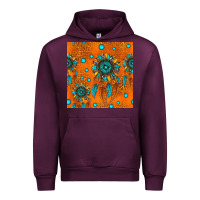 Mauve Wine western dreamcatchers seamless pattern Urban Hoodie - HRA Design Shop