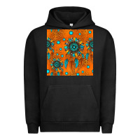 Pigment Black western dreamcatchers seamless pattern Urban Hoodie - HRA Design Shop