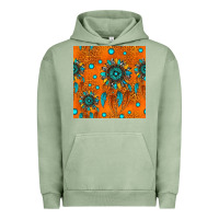 Pigment Oil Green western dreamcatchers seamless pattern Urban Hoodie - HRA Design Shop