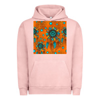 Pigment Salmon western dreamcatchers seamless pattern Urban Hoodie - HRA Design Shop